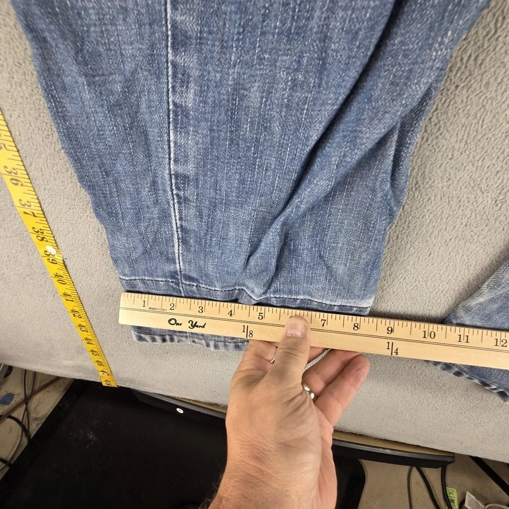 Vintage Levis Engineered Jeans Mens 30x30 Blue Twisted Button Fly Light Wash